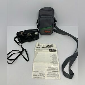 FUJI DISCOVERY 90 DATE ZOOM POINT & SHOOT FILM 35MM AUTO FOCUS W/Manual Tested!!